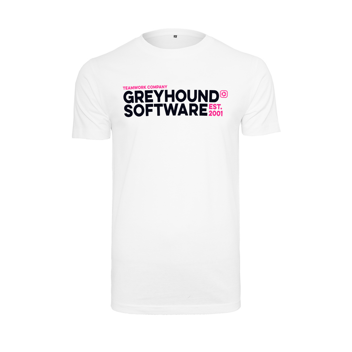 T-SHIRT "GREYHOUND Software" White-Edition Men